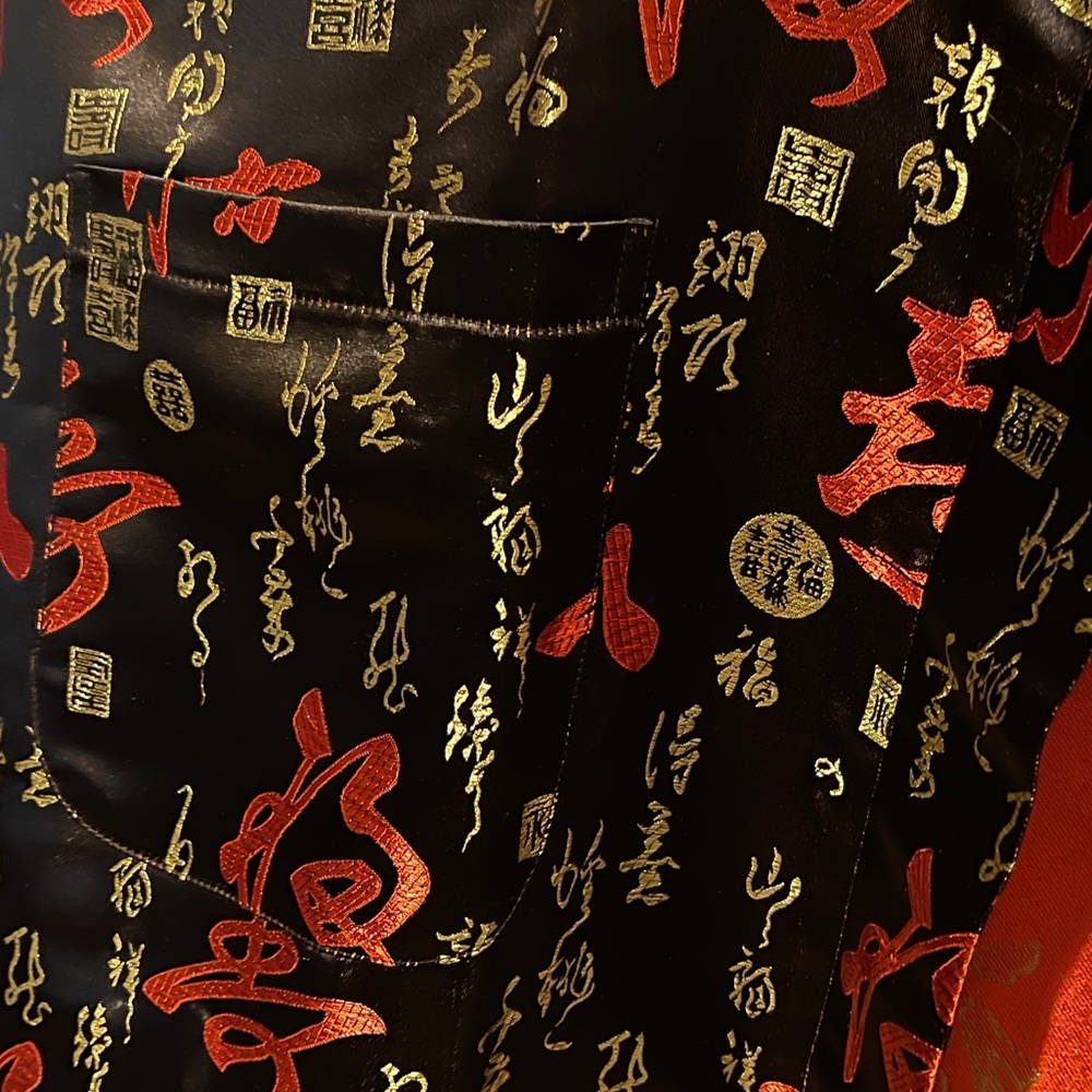 Satin Kimono Robe - Picture 5 of 5